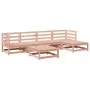 Juego de sofás de jardín 6 pzas madera maciza de abeto Douglas by vidaXL, Garden sets - Ref: Foro24-3299399, Price: 311,72 €,...