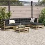 Gartensitzgruppe 6-teilig aus imprägniertem Kiefernholz von vidaXL, Gartensets - Ref: Foro24-3299400, Preis: 339,68 €, Rabatt: %