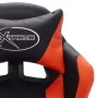 Silla gaming con luces LED RGB cuero sintético naranja y negro de vidaXL, Sillas de oficina - Ref: Foro24-288012, Precio: 186...