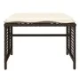 Set sofás jardín 4 pzas y cojines ratán sintético vidrio marrón by vidaXL, Modular outdoor sofas - Ref: Foro24-368135, Price:...