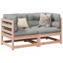 Set de sofás jardín 2 pzas con cojines madera abeto Douglas by vidaXL, Garden sets - Ref: Foro24-3295828, Price: 202,97 €, Di...
