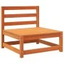 Gartensitzgruppe 4-teilig Massivholz Kiefer braun gewachst von vidaXL, Gartensets - Ref: Foro24-3299378, Preis: 238,13 €, Rab...
