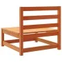 Gartensitzgruppe 4-teilig Massivholz Kiefer braun gewachst von vidaXL, Gartensets - Ref: Foro24-3299378, Preis: 238,13 €, Rab...