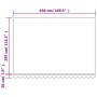 Ersatzstoff für Markise mit bunten Streifen, 4,5x3 m. von vidaXL, Markisen - Ref: Foro24-367728, Preis: 70,24 €, Rabatt: %