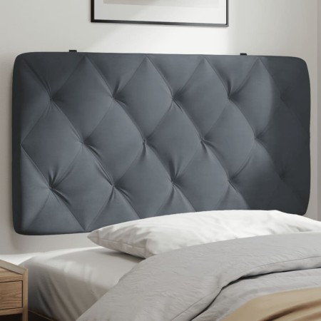 Dunkelgraues, samtgepolstertes Bettkopfteil 100 cm von vidaXL, Kopf- und Fußteile - Ref: Foro24-374715, Preis: 45,90 €, Rabat...