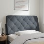 Dunkelgraues, samtgepolstertes Bettkopfteil 100 cm von vidaXL, Kopf- und Fußteile - Ref: Foro24-374715, Preis: 45,90 €, Rabat...