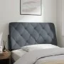 Dunkelgraues, samtgepolstertes Bettkopfteil 100 cm von vidaXL, Kopf- und Fußteile - Ref: Foro24-374715, Preis: 49,09 €, Rabat...