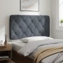Dunkelgraues, samtgepolstertes Bettkopfteil 100 cm von vidaXL, Kopf- und Fußteile - Ref: Foro24-374715, Preis: 45,90 €, Rabat...