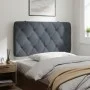 Dunkelgraues, samtgepolstertes Bettkopfteil 100 cm von vidaXL, Kopf- und Fußteile - Ref: Foro24-374715, Preis: 49,09 €, Rabat...