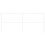 White metal headboard 193 cm by vidaXL, Headboards and footboards - Ref: Foro24-376312, Price: 43,94 €, Discount: %