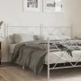 White metal headboard 180 cm by vidaXL, Headboards and footboards - Ref: Foro24-376587, Price: 48,41 €, Discount: %
