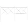 White metal headboard 180 cm by vidaXL, Headboards and footboards - Ref: Foro24-376587, Price: 48,41 €, Discount: %