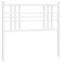 Kopfteil aus weißem Metall, 100 cm von vidaXL, Kopf- und Fußteile - Ref: Foro24-376402, Preis: 28,99 €, Rabatt: %