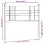 Kopfteil aus weißem Metall, 100 cm von vidaXL, Kopf- und Fußteile - Ref: Foro24-376402, Preis: 28,99 €, Rabatt: %
