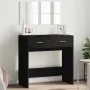 Frisiertisch mit schwarzem Spiegel 80x39x80 cm von vidaXL, Schlafzimmerkommoden - Ref: Foro24-840703, Preis: 88,12 €, Rabatt: %