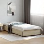 Estructura cama madera ingeniería metal roble Sonoma 90x190 cm de vidaXL, Camas y somieres - Ref: Foro24-845117, Precio: 69,72 €
