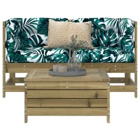 3-teiliges Gartensofa-Set aus imprägniertem Kiefernholz. von vidaXL, Gartensets - Ref: Foro24-3250755, Preis: 199,20 €, Rabat...