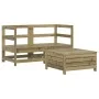 3-teiliges Gartensofa-Set aus imprägniertem Kiefernholz. von vidaXL, Gartensets - Ref: Foro24-3250755, Preis: 199,20 €, Rabat...