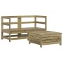 3-teiliges Gartensofa-Set aus imprägniertem Kiefernholz. von vidaXL, Gartensets - Ref: Foro24-3250755, Preis: 201,85 €, Rabat...