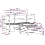 3-teiliges Gartensofa-Set aus imprägniertem Kiefernholz. von vidaXL, Gartensets - Ref: Foro24-3250755, Preis: 199,20 €, Rabat...