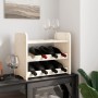 Weinregal mit massiver Kiefernholzplatte oben, 43x25x37 cm. von vidaXL, Weinregale - Ref: Foro24-4007556, Preis: 20,81 €, Rab...
