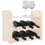 Botellero con tablero superior madera maciza pino 43x25x37 cm by vidaXL, Wine racks - Ref: Foro24-4007556, Price: 20,47 €, Di...