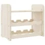 Botellero con tablero superior madera maciza pino 43x25x37 cm by vidaXL, Wine racks - Ref: Foro24-4007556, Price: 20,47 €, Di...