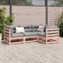 Set de sofás jardín 4 pzas con cojines madera abeto Douglas by vidaXL, Garden sets - Ref: Foro24-3299414, Price: 397,92 €, Di...