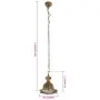 Hängelampe aus Aluminium 25x25x139 cm von vidaXL, Lampen - Ref: Foro24-357844, Preis: 75,85 €, Rabatt: %