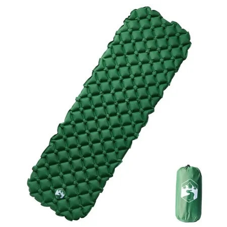 Colchón inflable de camping para 1 persona verde 190x58x6 cm by vidaXL, Sleeping mats - Ref: Foro24-4007116, Price: 35,05 €, ...