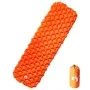 Colchón inflable de camping para 1 persona naranja 190x58x6 cm by vidaXL, Sleeping mats - Ref: Foro24-4007114, Price: 37,22 €...