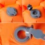 Colchón inflable de camping para 1 persona naranja 190x58x6 cm by vidaXL, Sleeping mats - Ref: Foro24-4007114, Price: 37,22 €...