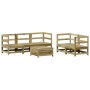 Juego de sofás de jardín 6 piezas madera de pino impregnada by vidaXL, Garden sets - Ref: Foro24-3250807, Price: 391,16 €, Di...
