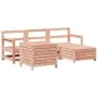 Juego de sofás de jardín 5 pzas madera maciza de abeto Douglas by vidaXL, Garden sets - Ref: Foro24-3250498, Price: 341,62 €,...