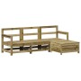 Gartensitzgruppe 4-teilig aus imprägniertem Kiefernholz von vidaXL, Gartensets - Ref: Foro24-3250795, Preis: 245,65 €, Rabatt: %