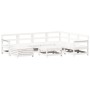 Gartensitzgruppe 8-teilig Massivholz Kiefer Weiß von vidaXL, Gartensets - Ref: Foro24-3250589, Preis: 542,12 €, Rabatt: %