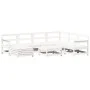 Juego de sofás de jardín 8 pzas madera maciza de pino blanco by vidaXL, Garden sets - Ref: Foro24-3250589, Price: 534,86 €, D...