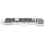 Juego de sofás de jardín 10 pzas madera maciza de pino blanco by vidaXL, Garden sets - Ref: Foro24-3250665, Price: 721,11 €, ...