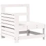 Juego de sofás de jardín 10 pzas madera maciza de pino blanco by vidaXL, Garden sets - Ref: Foro24-3250665, Price: 711,13 €, ...