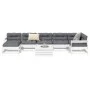 Gartensitzgruppe 8-teilig Massivholz Kiefer Weiß von vidaXL, Gartensets - Ref: Foro24-3250633, Preis: 546,16 €, Rabatt: %