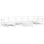 Juego de sofás de jardín 8 pzas madera maciza de pino blanco by vidaXL, Garden sets - Ref: Foro24-3250633, Price: 553,82 €, D...
