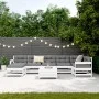 Gartensitzgruppe 8-teilig Massivholz Kiefer Weiß von vidaXL, Gartensets - Ref: Foro24-3250633, Preis: 546,16 €, Rabatt: %