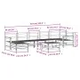 Gartensitzgruppe 8-teilig Massivholz Kiefer Weiß von vidaXL, Gartensets - Ref: Foro24-3250633, Preis: 546,16 €, Rabatt: %