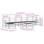 Gartensitzgruppe 8-teilig Massivholz Kiefer Weiß von vidaXL, Gartensets - Ref: Foro24-3250633, Preis: 553,82 €, Rabatt: %