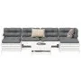 Gartensitzgruppe 7-teilig Massivholz Kiefer Weiß von vidaXL, Gartensets - Ref: Foro24-3250989, Preis: 446,33 €, Rabatt: %