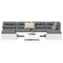 Gartensitzgruppe 7-teilig Massivholz Kiefer Weiß von vidaXL, Gartensets - Ref: Foro24-3250989, Preis: 452,15 €, Rabatt: %