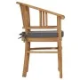 Garden chairs with cushions 2 units solid teak wood by vidaXL, Garden chairs - Ref: Foro24-49431, Price: 355,89 €, Discount: %