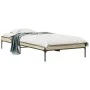 Estructura cama madera ingeniería metal roble Sonoma 100x200 cm de vidaXL, Camas y somieres - Ref: Foro24-845027, Precio: 75,...