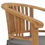 Garden chairs with cushions 2 units solid teak wood by vidaXL, Garden chairs - Ref: Foro24-49431, Price: 355,89 €, Discount: %