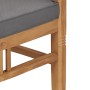 Gartenstühle mit Kissen 2 Einheiten aus massivem Teakholz von vidaXL, Gartenstühle - Ref: Foro24-49431, Preis: 366,75 €, Raba...